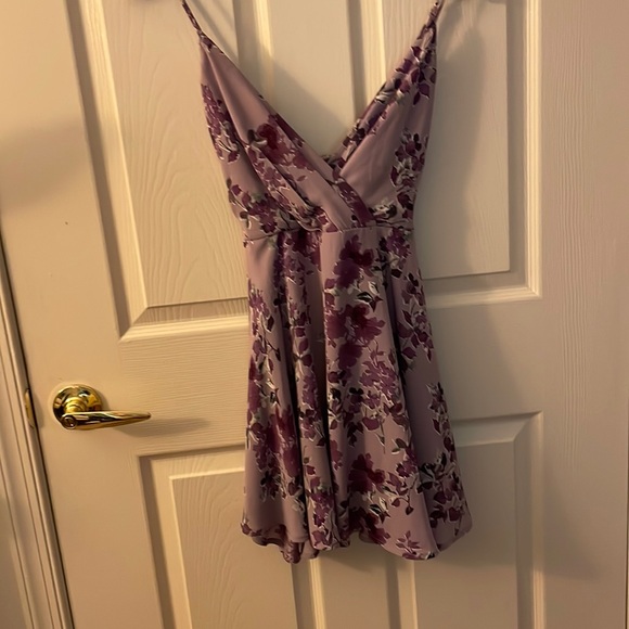 Windsor Dresses Lilac Floral Dress Poshmark